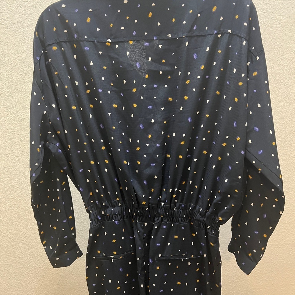 FRNCH Navy Long Sleeve Jumpsuit Size XS - Picture 7 of 9